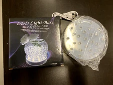 Led Light Base, round Display Pedestal Light Stand Plate Flat, Pedestal Light F