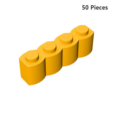 15533 Brick Special 1 x 4 Palisade Bright Light Orange Bricks, Pieces & Parts