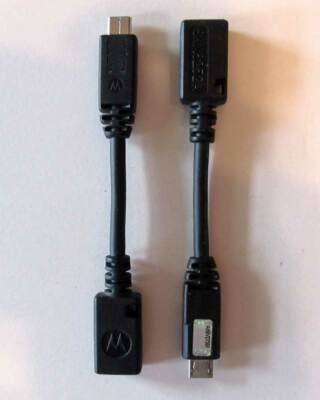 Mini USB to Micro USB Adapter (set of 2) 3.5'' long