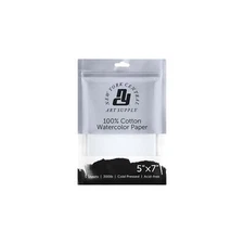 Watercolor Paper Sheets 5x7 Inch 300lb Cold Press Pack of 5 - Professional Gr...