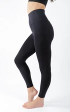 90 DEGREE BY REFLEX CARBON INTERLINK HIGH RISE 7/8 ANKLE LEGGING