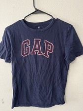 Gap Kids T Shirt USA Logo Red XXL Blue solid Pocket