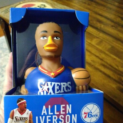 Allen Iverson Rubber Duck. new in box iverduck Hall of Fame rare