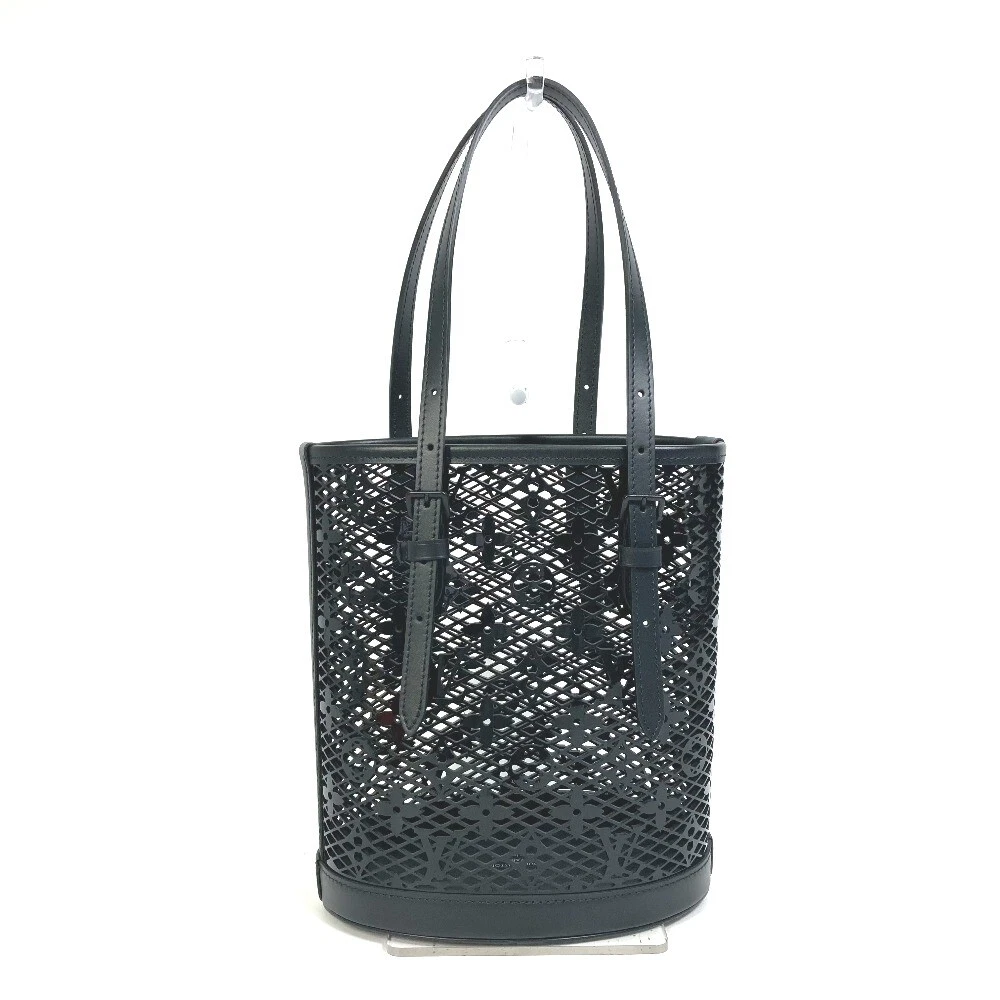 Louis Vuitton Monogram Lace Leather Bucket Bag