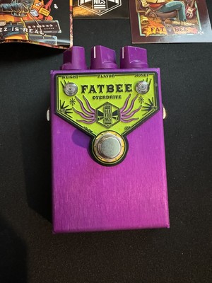 Beetronics FX Fatbee Overdrive Limited Edition Guitar Pedal - Donatello - #9/10