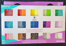 New Sculpey III Oven Bake Polymer Clay 30 Color Sampler Pack Set Free SHIPPING