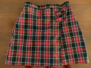 Dennis Uniform Woodland Plaid 4 Pleat Skirt 868 Merry Mart Uniforms