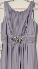 Gorgeous designer Eliza J Silver Dress New- tags - Size 18 but more 16 RRP £150