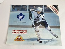 Toronto Maple Leafs Calendar 1987-1988 NHl Hockey, Shoppers, Wendell Clark