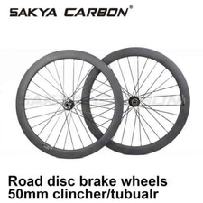 700C Carbon Fiber Road Bike Wheelset Center Lock Hub for Cyclocross Road Bike