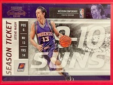 2009-10 Playoff Contenders Steve Nash #94 Basketball Phoenix Suns HOF