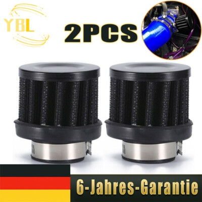 2PCS 25mm Motor Luftfilter Motorrad Pilz Kopf Motor Filter Zubehör für Auto