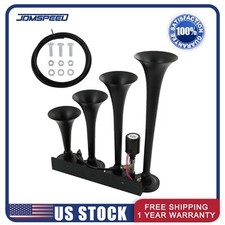 Air Horn 12V / 24V Car Truck Train Boat 185db Super Loud 4 Trumpet Musical Sound