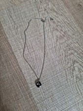 Swarovski Collier avec pierre noir brillant ajustable longueur 38-42,5cm