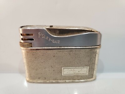 Vintage Polly-Gaz POTTY Gas Cigarette Silver Tone Lighter / Sparks  1495.34