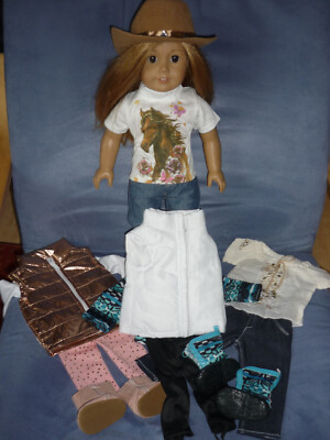 American Girl Trully Me mit vielen Kleidern und Zubehör