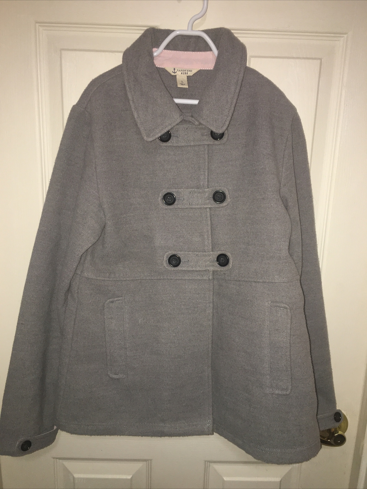 Pea Coat Dress Buttons Girls Youth | eBay