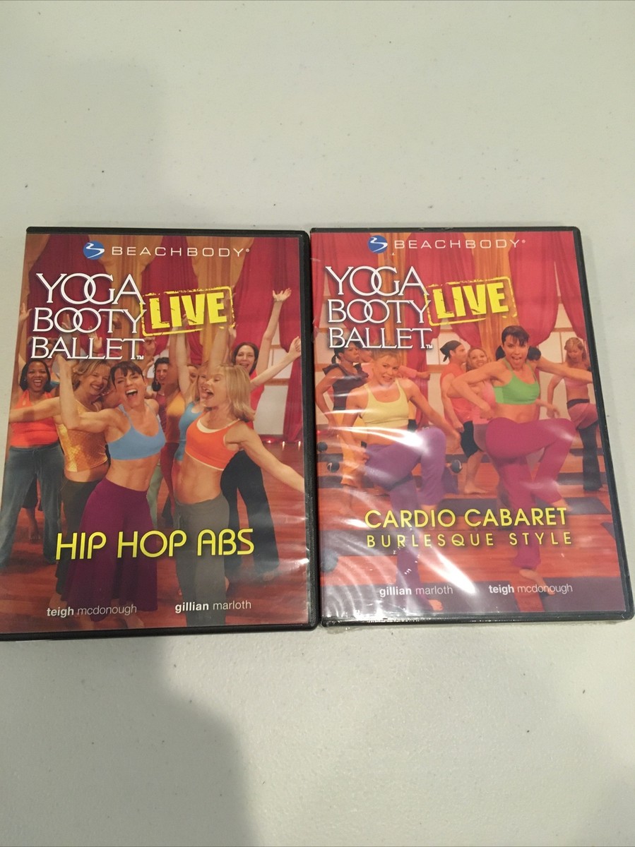Beachbody yoga booty ballet live hip-hop abs cardio cabaret DVD lot
