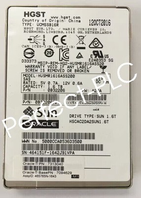 Oracle Sun X6-2L X7-2 X8-1 1.6T SAS SSD 7313040 709462 hard drive