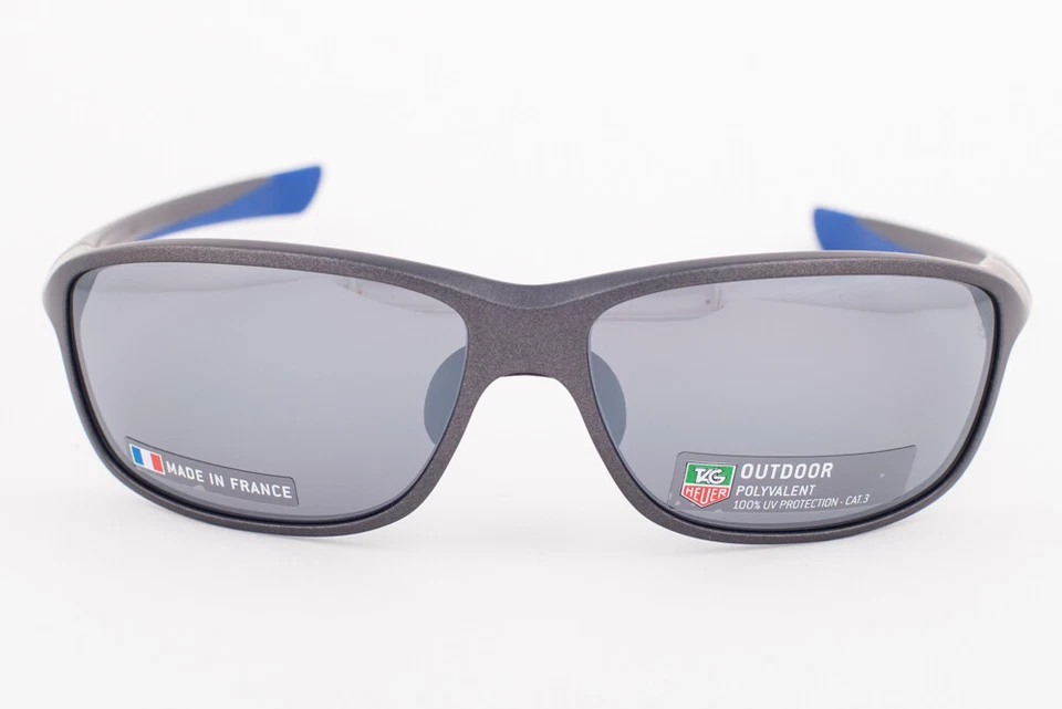 Gafas de sol para exteriores Tag Heuer 27 grados 6021 gris oscuro/azul TH6021 904 62 mm Foto 2 de 3