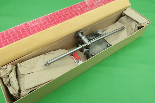 Starrett 257D Surface Gage 3 1/2" Base 12" & 18" Spindles NOS EDP 51243