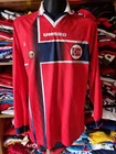 #18 NORWAY 1997 HOME SHIRT SIZE XL MATCH WORN PLAYER ISSUE JERSEY TRIKOT (y263)