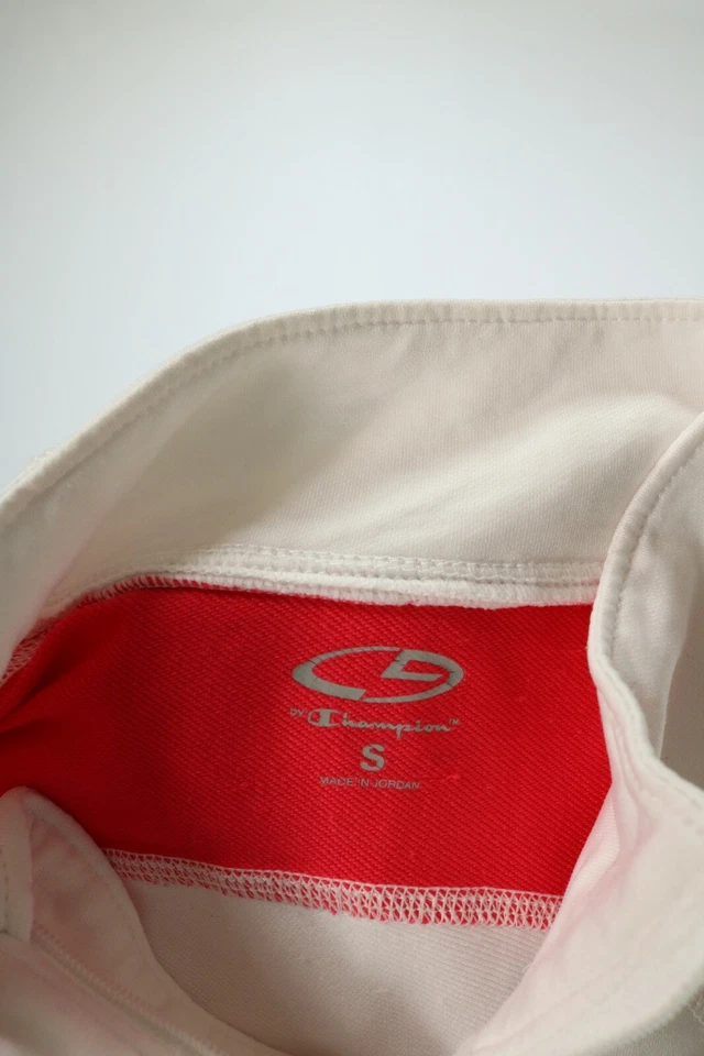 Pullover deportivo para mujer C9 Champ blanco 1/4 cremallera pequeño S usado en excelente estado Foto 3 de 4
