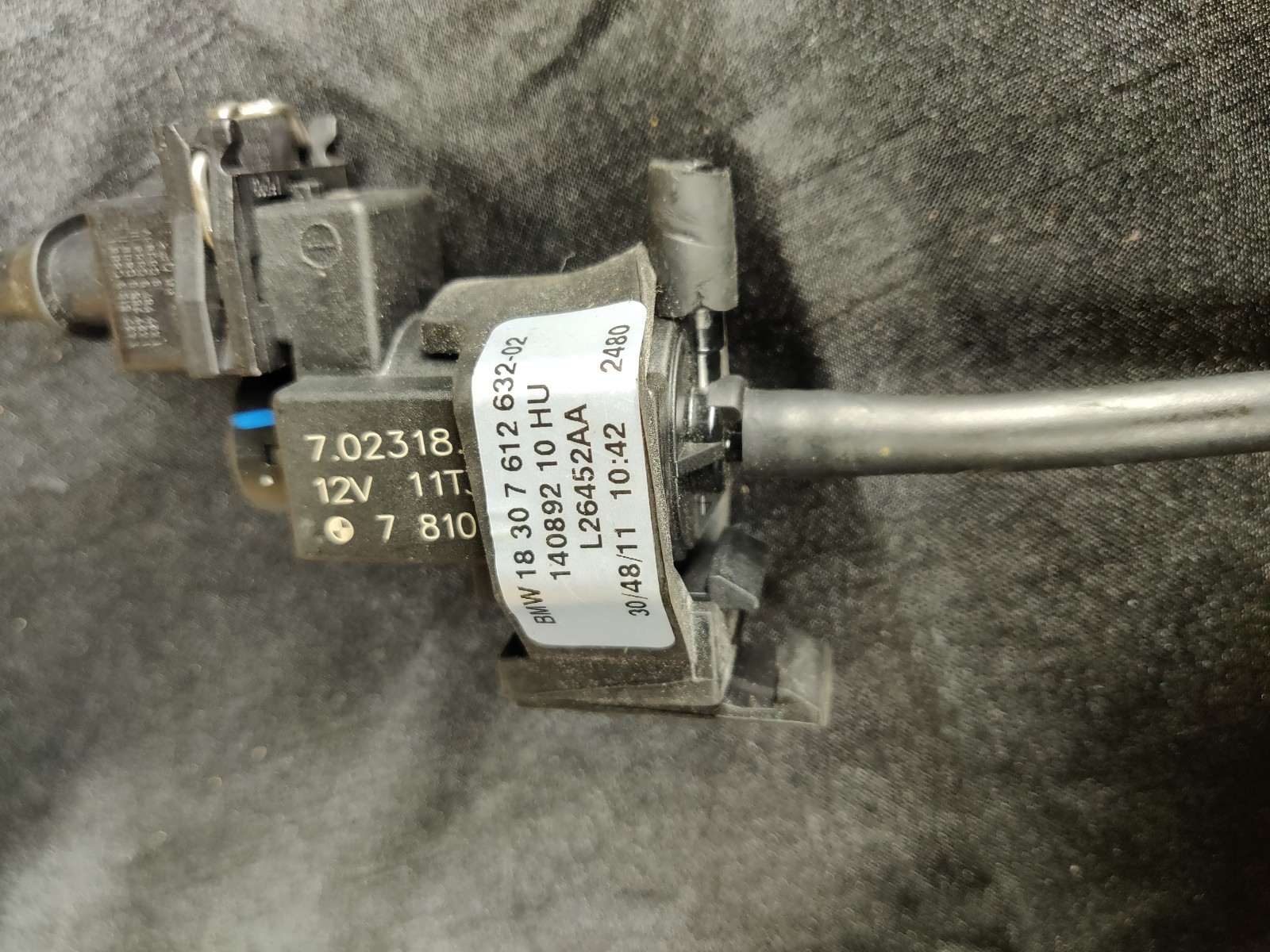 Exhaust Flap Vacuum Control Electric Valve Solenoid OEM BMW E92 F01 F02