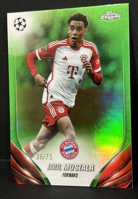 2023-24 Topps Chrome UEFA Club Competition Bayern Munich Jamal