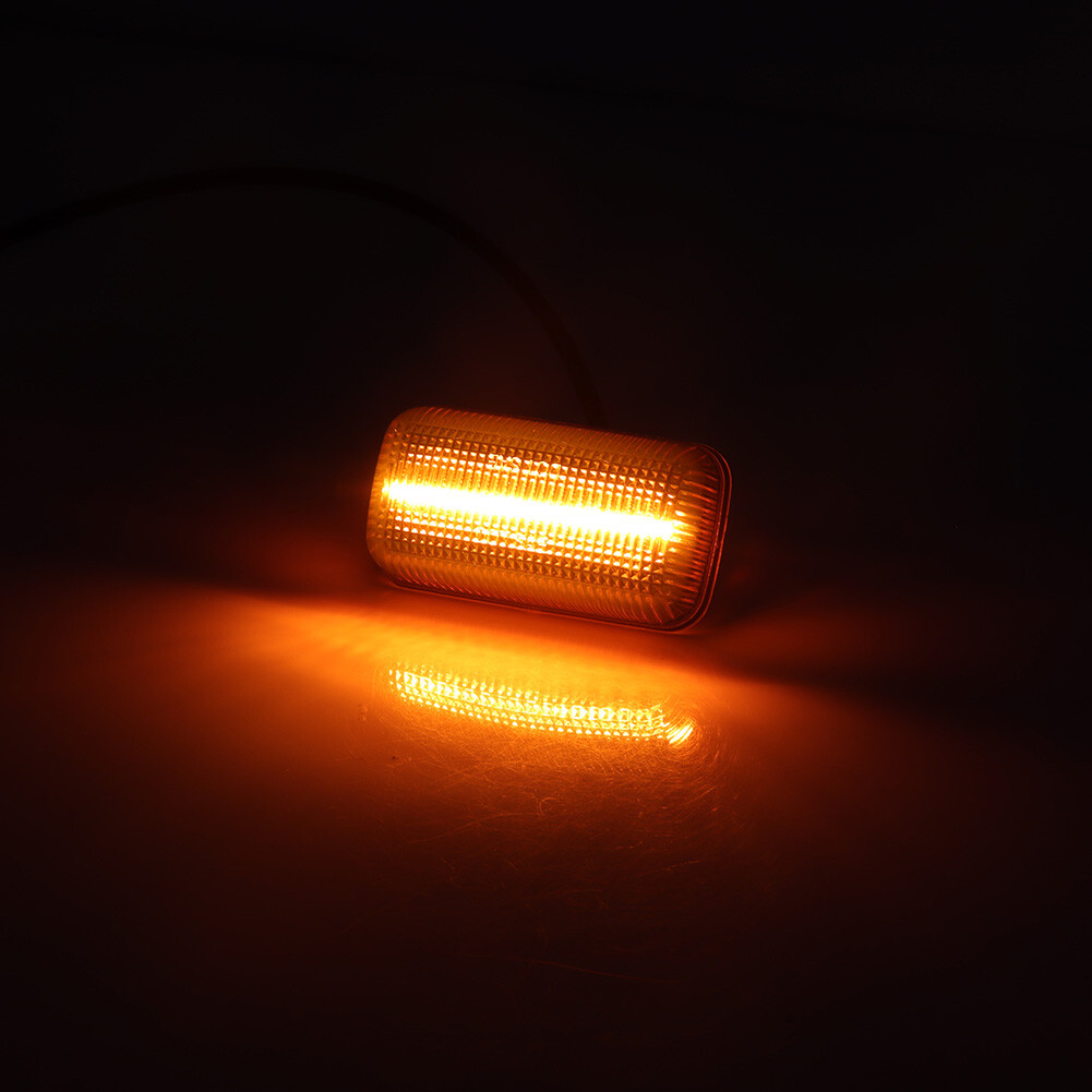 2PCS Amber LED Rear Fender Marker Lights For 2015-2020 Chevy GMC 2500/3500HD Dually