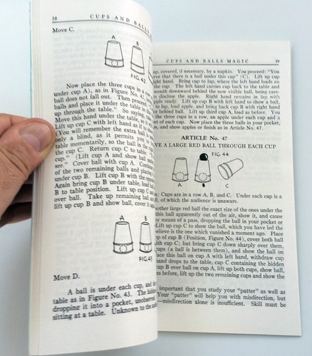 CUPS & BALLS SET + MAGIC BOOK COMBO Beginner Osborne Magician Close Up Secrets - Picture 9 of 12