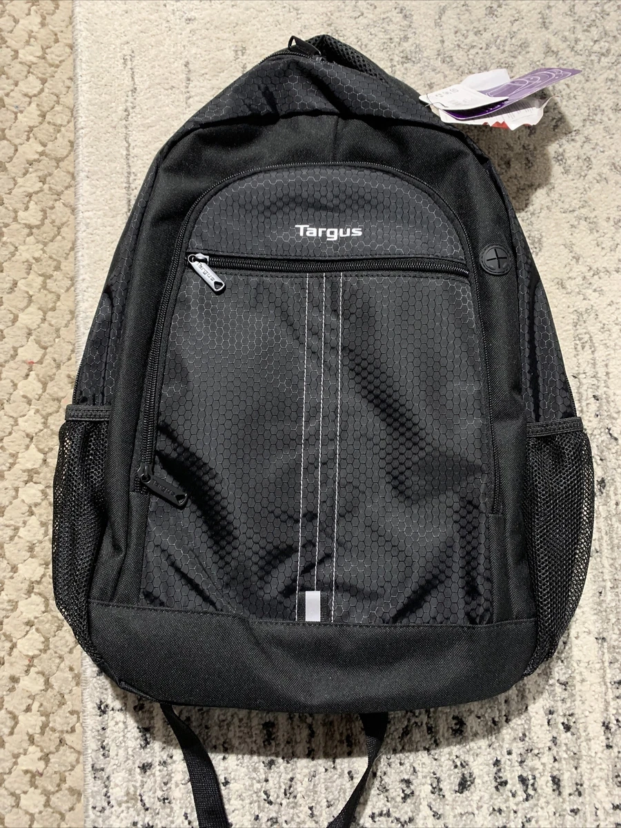 Targus Sport Backpack with Padded Laptop Compartment 17.8 x 12.3 x 5.2 Black
