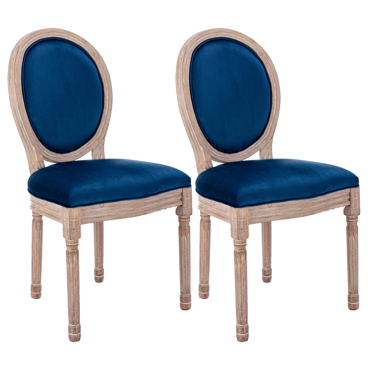 king louis back side chair set of 2