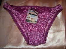 Transparentes Spitzen Netz H&ouml;schen Gr. S/M Spitzenslip Panty Slip neu  (K436)
