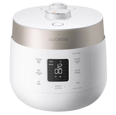CUCKOO TWIN PRESSURE ELECTRIC RICE COOKER 6-CUP WHITE - BRAND NEW MSRP $340