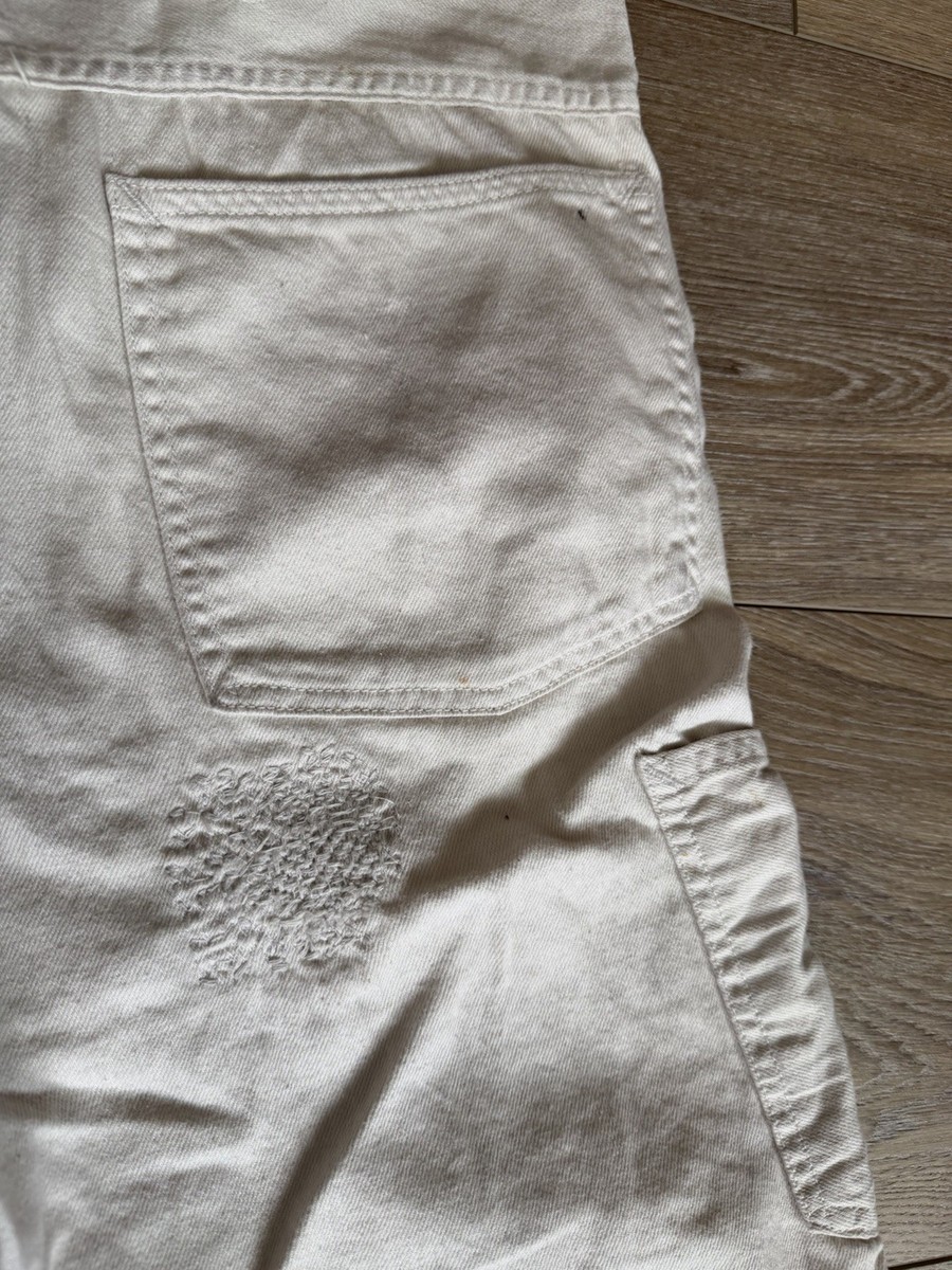 RRL Carpenter Engineer Pant Distressed Repair Workwear Double RL
