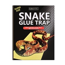 4 Pack 10" x 16" Large Snake Glue Traps with Enhanced Stickiness, Yellow