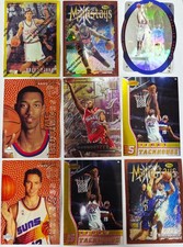 90'S NBA GUARDS 9 CARD LOT TIM HARDAWAY REFRACTOR BRENT BARRY GOLD RARE NASH RC