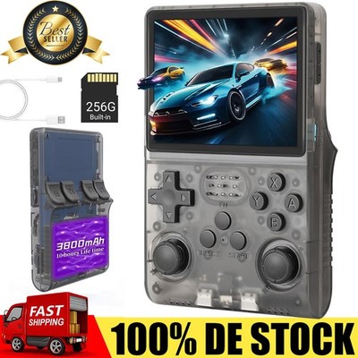 R40s pro Retro Handheld Spielkonsole mit 256 GB Karte 30.000+ Spiele HD-Display