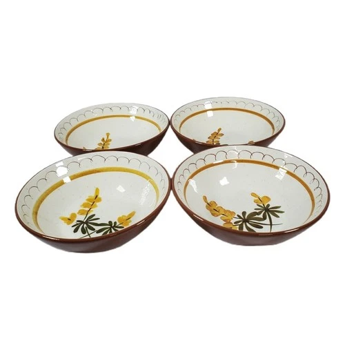 VINTAGE Stangl Golden Blossom Fruit Small Appetizer Bowl 5.5" Diameter USA Lot 4