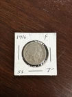 1916 P Buffalo Nickel FN Fine Better Date US 5c Type Coin (Raw19108)