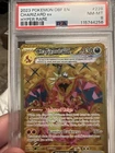 Pokemon 2023 Charizard EX Obsidian Flames Gold Secret Hyper Rare Card PSA 8