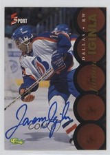 1995 Classic 5 Sport Auto Missing Serial Number Jarome Iginla Auto HOF 0f7i
