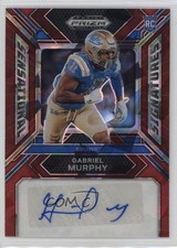 2024 Prizm Draft Picks Sensational Signatures Red Ice Gabriel Murphy Auto 04xt