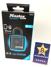 Master Lock 4400EURD Bluetooth Smart Padlock Keyless Indoor Security Lock New