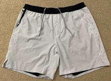 Ten Thousand Interval Shorts Mens 2XL Gray Lined 7" Performance Drawstring