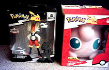 Pokemon Jigglypuff 10" Light-Up Figure & CINDERACE  NIP