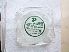AD POSACENERE Poor Red's Barbeque El Dorado California CA posacenere