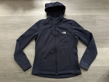 The North Face Selsley Women’s Dark Blue Full Zip Fleece Jacket Size Large - VGC