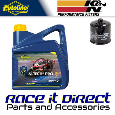 Öl & Filter Kit für Bimota 750 SB7 1994-1996 Putoline & K&N